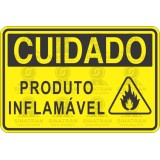 Cuidado - produto imflamável